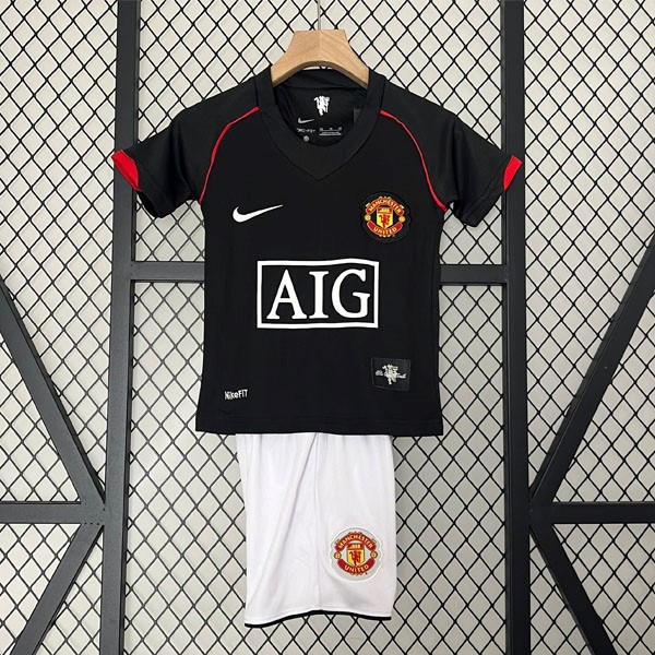 Camiseta Manchester United Replica Segunda Ropa Retro Niño 2007 2008